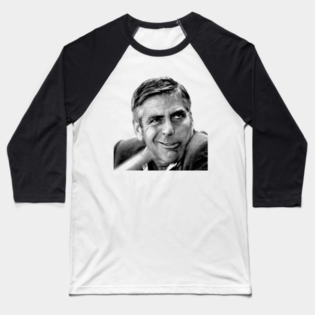 George Looney Baseball T-Shirt by WizzKid